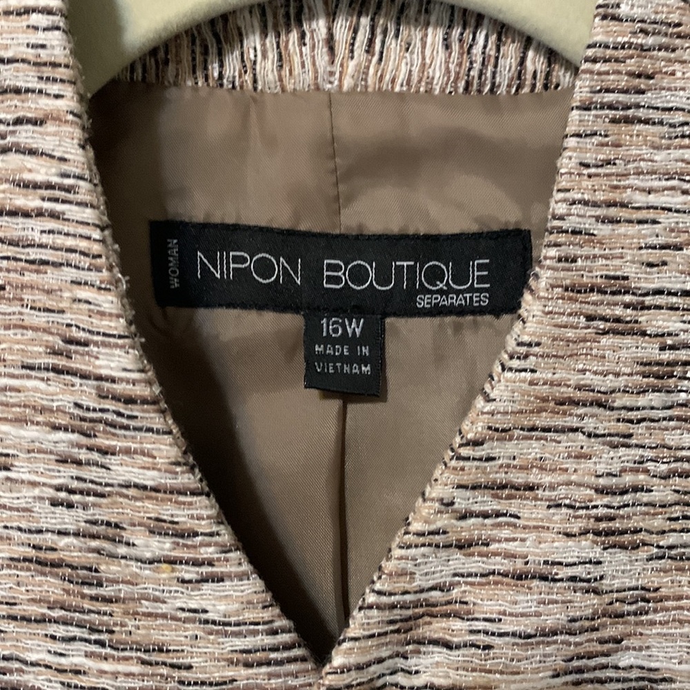 Nipon Boutique Women’s Patterned Jacket Size 16 W - image 2